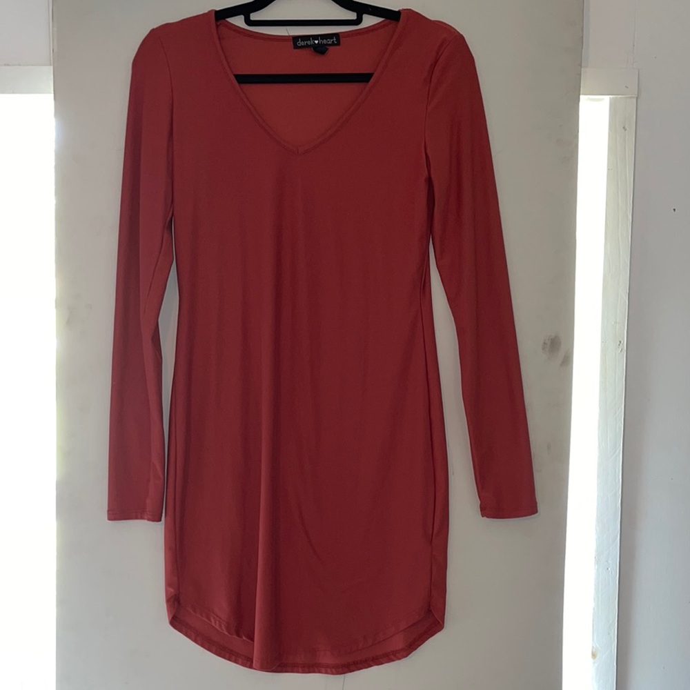 Fitted Long Sleeve Dress